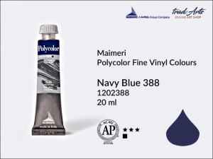 Farba akrylowo-winylowa Maimeri Polycolor Fine Vinyl Colours, kolor: Navy Blue 388, tuba 20 ml