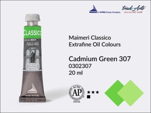 Farba olejna Maimeri Classico, kolor: Cadmium Green 307, tuba 20 ml