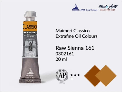 Maimeri Classico farby olejne bez wosków i wypełniaczy. Farby olejne Maimeri Classico wszystkie pojemności w sklepie tradearts.pl. Farby olejne Classico najtaniej - Sklep Plastyczny tradearts.pl.