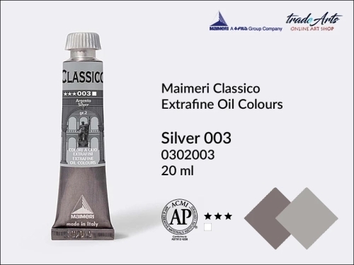 Maimeri Classico farby olejne bez wosków i wypełniaczy. Farby olejne Maimeri Classico wszystkie pojemności w sklepie tradearts.pl. Farby olejne Classico najtaniej - Sklep Plastyczny tradearts.pl.