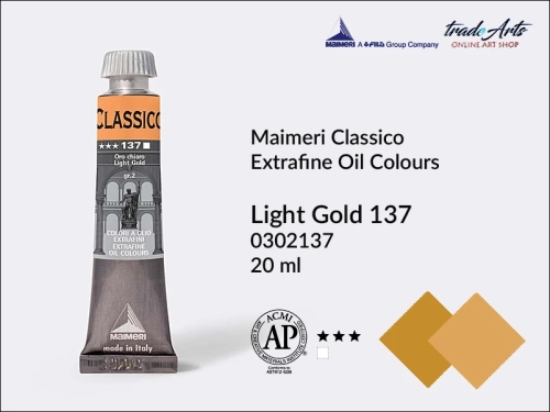 Maimeri Classico farby olejne bez wosków i wypełniaczy. Farby olejne Maimeri Classico wszystkie pojemności w sklepie tradearts.pl. Farby olejne Classico najtaniej - Sklep Plastyczny tradearts.pl.