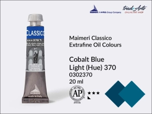 Farba olejna Maimeri Classico, kolor: Cobalt Blue Light imit. 370, tuba 20 ml