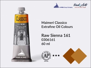 Farba olejna Maimeri Classico, kolor: Raw Sienna 161, tuba 60 ml