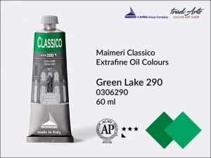 Farba olejna Maimeri Classico, kolor: Green Lake 290, tuba 60 ml