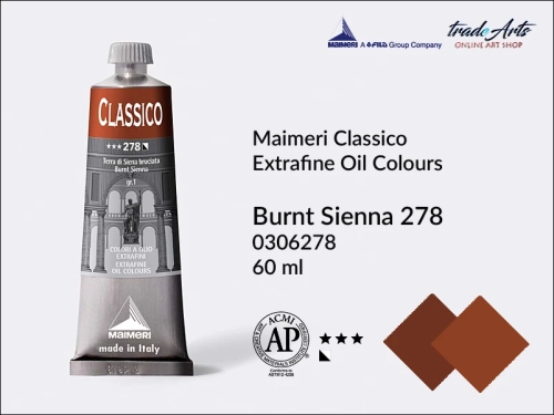 Maimeri Classico farby olejne - wszystkie pojemności w sklepie tradearts.pl. Sklep Plastyczny tradeArts: farby olejne Maimeri Classico tuby 60 ml.