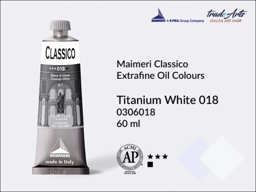 Maimeri Classico farby olejne - wszystkie pojemności w sklepie tradearts.pl. Sklep Plastyczny tradeArts: farby olejne Maimeri Classico tuby 60 ml.