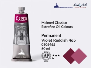 Farba olejna Maimeri Classico, kolor: Permanent Violet Reddish 465, tuba 60 ml