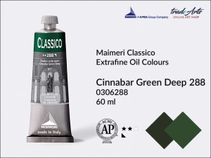 Farba olejna Maimeri Classico, kolor: Cinnabar Green Deep 288, tuba 60 ml