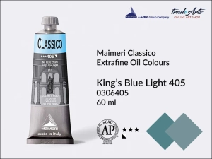 Farba olejna Maimeri Classico, kolor: King's Blue Light 405, tuba 60 ml