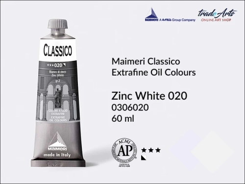 Maimeri Classico farby olejne - wszystkie pojemności w sklepie tradearts.pl. Sklep Plastyczny tradeArts: farby olejne Maimeri Classico tuby 60 ml.