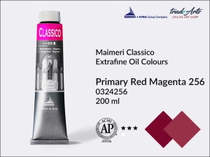 Farba olejna Maimeri Classico, kolor: Primary Red Magenta 256, tuba 200 ml
