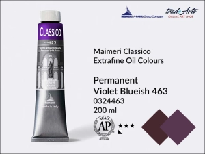 Farba olejna Maimeri Classico, kolor: Permanent Violet Blueish 463, tuba 200 ml