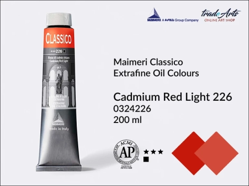 Maimeri Classico Cadmium Red Light 226  200 ml_wynik.webp