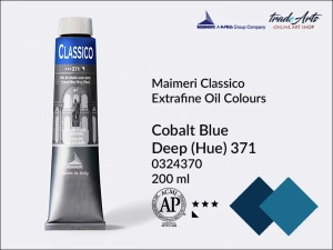 Farba olejna Maimeri Classico, kolor: Cobalt Blue Deep imit. 371, tuba 200 ml