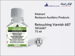 Werniks retuszerski do farb konserwatorskich mastyksowych Restauro 687 Maimeri, opak. 75 ml 