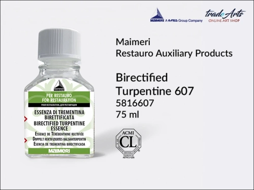 Esencja terpentynowa 607 Maimeri Restauro, Maimeri Restauro - esencja terpentynowa, terpentyna rektyfikowana, esencja terpentynowa rektyfikowana, Maimeri Restauro, tradearts,