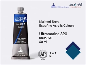 Farba akrylowa Maimeri Brera Acrylic, kolor: Ultramarine 390, tuba 60 ml