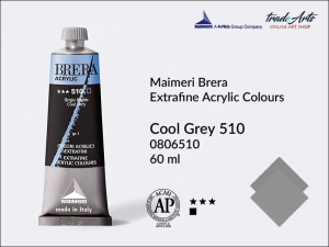 Farba akrylowa Maimeri Brera Acrylic, kolor: Cool Grey 510, tuba 60 ml