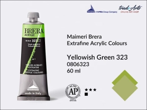 Farba akrylowa Maimeri Brera Acrylic, kolor: Yellowish Green 323, tuba 60 ml