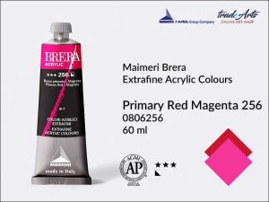 Farba akrylowa Maimeri Brera Acrylic, kolor:  Primary Red Magenta 256, tuba 60 ml