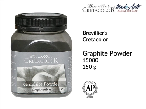 Grafit  w proszku 150 g Cretacolor Graphite Powder, Cretacolor Graphite Powder grafit w proszku 150 g, proszki artystyczne - grafit 150 g Cretacolor, grafit sproszkowany, grafit w proszku, proszki artystyczne, Graphite Powder, tradearts,