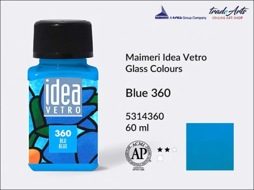 Maimeri Idea Vetro farba do szkła Brown 472, Idea Vetro farby do zdobienia na szkle, Idea Vetro farby do witraży na szkle, farby do szkła, farby do malowania na szkle, Idea Vetro, witraże, zdobienie, szkło, malowanie,
