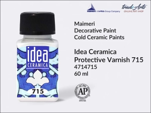 Werniks ochronny Protective Varnish 715 Idea Ceramica Maimeri, opak. 60 ml