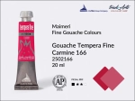 Farba gwaszowa Maimeri Tempera Fine, kolor: Carmine 166, tuba 20 ml