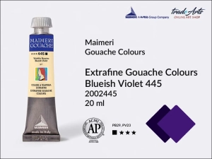 Farba gwaszowa Maimeri Gouache Extrafine, kolor: Blueish Violet 445, tuba 20 ml 