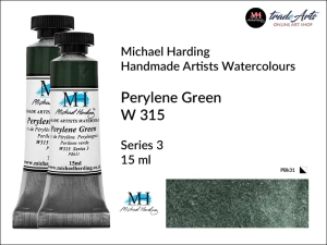 Farba akwarelowa Artists Watercolours Michael Harding, kolor: Perylene Green W 315, tuba 15 ml 