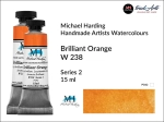 Farba akwarelowa Artists Watercolours Michael Harding, kolor: Brilliant Orange W 238, tuba 15 ml 