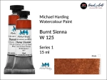 Farba akwarelowa Artists Watercolours Michael Harding, kolor: Burnt Sienna W 125, tuba 15 ml 