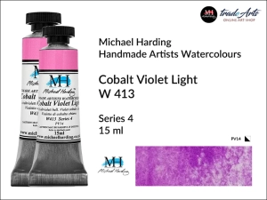 Farba akwarelowa Artists Watercolours Michael Harding, kolor: Cobalt Violet Light W 413, tuba 15 ml 