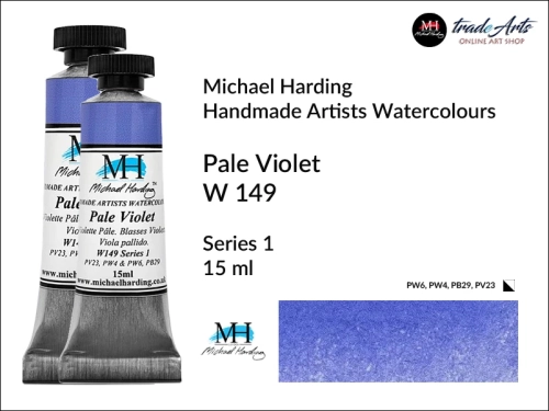 Michael Harding Artists Watercolours Pale Violet W149 tuba 15 ml, farba akwarelowa w tubie Pale Violet W149 Michael Harding, farby akwarelowe w tubach 15 ml Michael Harding, akwarele Michael Harding, farba, farba akwarelowa,