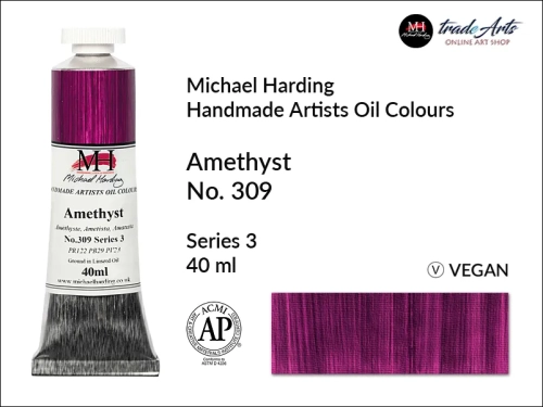 Michael Harding Artists Oil Colours Amethyst 309, farba olejna Amethyst 309 Michael Harding, Michael Harding - farba olejna Amethyst 309, farby olejne Michael Harding, Michael Harding, farby Michael Harding, tradearts,