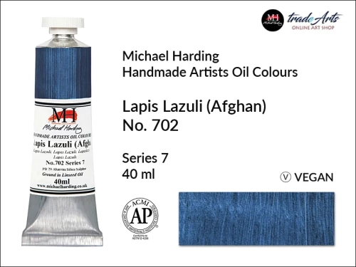 Michael Harding Artists Oil Colours Lapis Lazuli 702, farba olejna Lapis Lazuli 702 Michael Harding, Michael Harding - farba olejna Lapis Lazuli 702, farby olejne Michael Harding, Michael Harding, farby Michael Harding,
