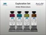 Zestaw farb akwarelowych w tubach Exploration Set Michael Harding, kpl. 4 tuby x 15 ml  