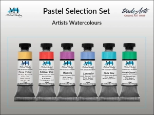 Zestaw farb akwarelowych w tubach Pastel Selection Set Michael Harding, kpl. 6 tub x 15 ml 