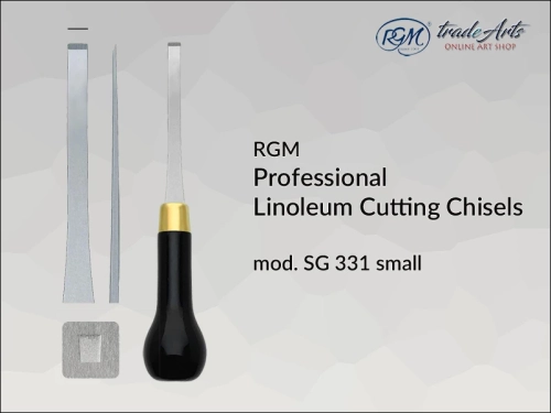 Dłuto do linorytu proste Professional Lino Chisel 331 small RGM, RGM Professional Lino Chisel 331 small dłuto do linorytu proste, dłuto do linorytu RGM, dłuto proste do linorytu RGM, linoleum, dłuto, linoryt, tradearts,