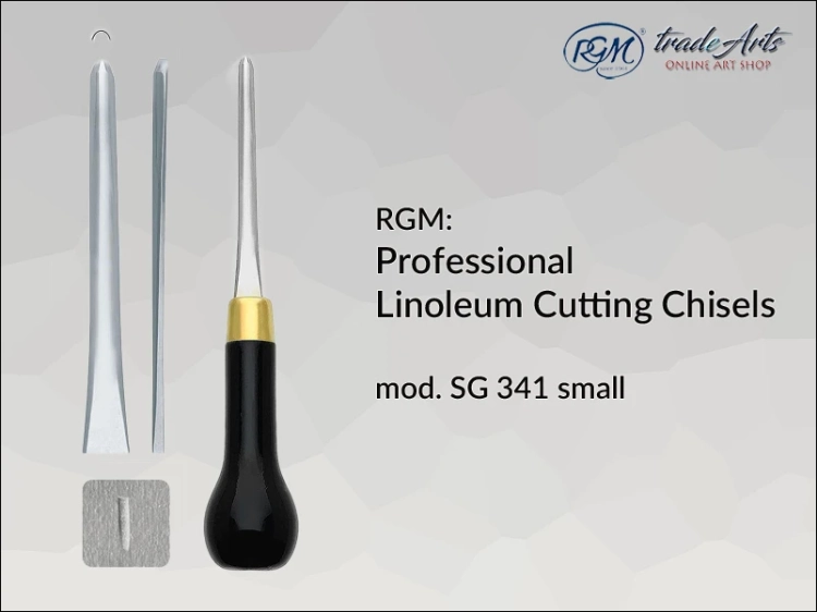 Dłuto do linorytu rynienkowe Professional Lino Chisel 341 RGM, RGM Professional Lino Chisel 341 dłuto do linorytu rynienkowe, dłuto do linorytu RGM, dłuto rynienkowe do linorytu RGM, linoleum, dłuto, linoryt, tradearts,