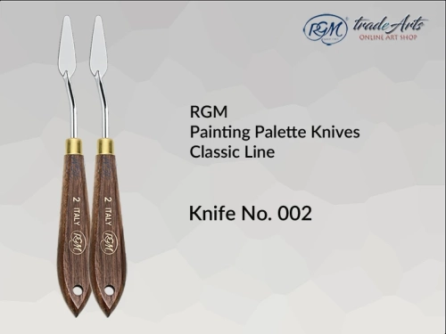 Painting Palette Knives RGM Classic Line 002, szpachla malarska klasyczna RGM Classic Line mod. 002, szpachla malarska RGM Classic Line, szpachle malarskie artystyczne RGM, szpachla, szpachle malarskie, RGM szpachle malarskie,