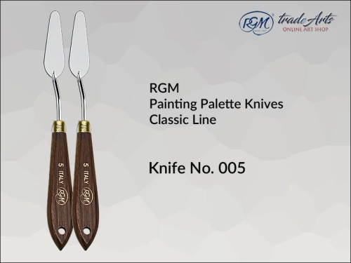 Painting Palette Knives RGM Classic Line 005, szpachla malarska klasyczna RGM Classic Line mod. 005, szpachla malarska RGM Classic Line, szpachle malarskie artystyczne RGM, szpachla, szpachle malarskie, RGM szpachle malarskie,