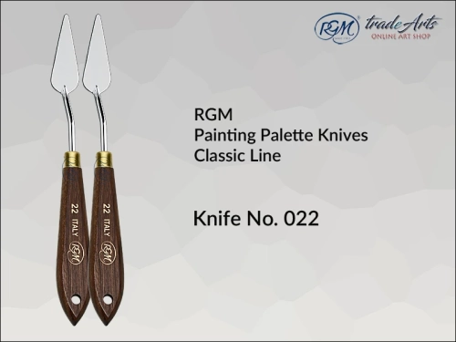 Painting Palette Knives RGM Classic Line 022, szpachla malarska klasyczna RGM Classic Line mod. 022, szpachla malarska RGM Classic Line, szpachle malarskie artystyczne RGM, szpachla, szpachle malarskie, RGM szpachle malarskie,