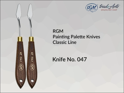 Painting Palette Knives RGM Classic Line 047, szpachla malarska klasyczna RGM Classic Line mod. 047, szpachla malarska RGM Classic Line, szpachle malarskie artystyczne RGM, szpachla, szpachle malarskie, RGM szpachle malarskie,