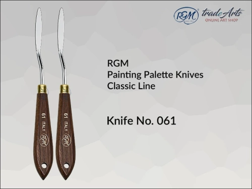 Painting Palette Knives RGM Classic Line 061, szpachla malarska klasyczna RGM Classic Line mod. 061, szpachla malarska RGM Classic Line, szpachle malarskie artystyczne RGM, szpachla, szpachle malarskie, RGM szpachle malarskie,