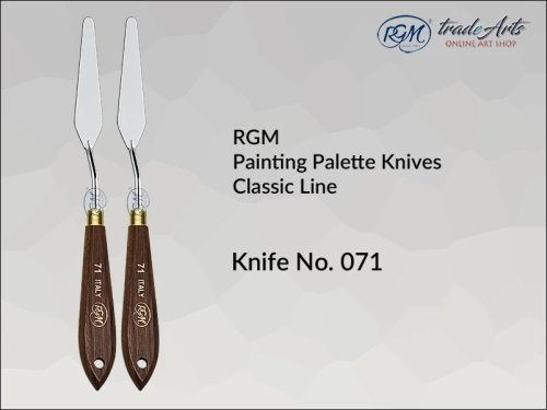 Painting Palette Knives RGM Classic Line 071, szpachla malarska klasyczna RGM Classic Line mod. 071, szpachla malarska RGM Classic Line, szpachle malarskie artystyczne RGM, szpachla, szpachle malarskie, RGM szpachle malarskie,