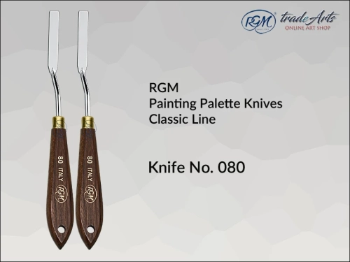 Painting Palette Knives RGM Classic Line 080, szpachla malarska klasyczna RGM Classic Line mod. 080, szpachla malarska RGM Classic Line, szpachle malarskie artystyczne RGM, szpachla, szpachle malarskie, RGM szpachle malarskie,