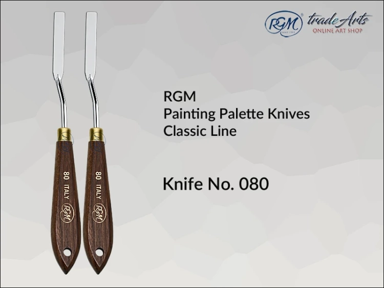 Painting Palette Knives RGM Classic Line 080, szpachla malarska klasyczna RGM Classic Line mod. 080, szpachla malarska RGM Classic Line, szpachle malarskie artystyczne RGM, szpachla, szpachle malarskie, RGM szpachle malarskie,