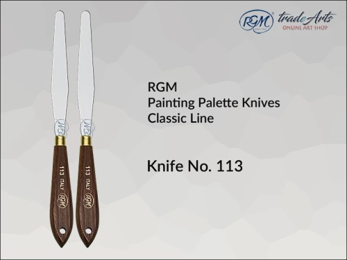 Painting Palette Knives RGM Classic Line 113, szpachla malarska klasyczna RGM Classic Line mod. 113, szpachla malarska RGM Classic Line, szpachle malarskie artystyczne RGM, szpachla, szpachle malarskie, RGM szpachle malarskie,