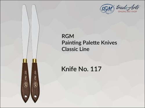 Painting Palette Knives RGM Classic Line 117, szpachla malarska klasyczna RGM Classic Line mod. 117, szpachla malarska RGM Classic Line, szpachle malarskie artystyczne RGM, szpachla, szpachle malarskie, RGM szpachle malarskie,